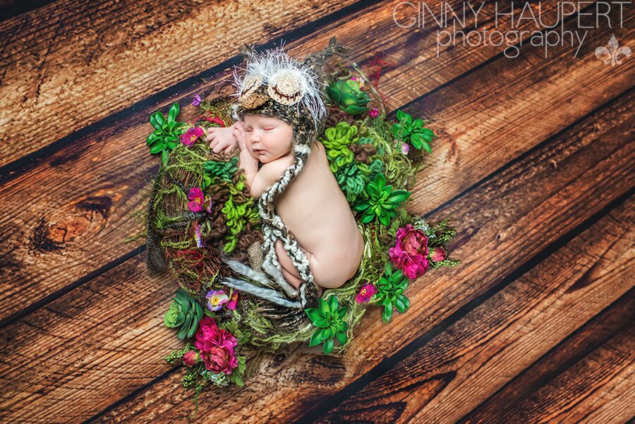 Ginny Haupert Owl Newborn Hat