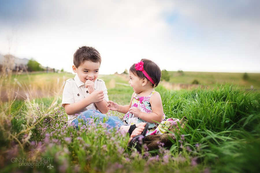 aurora co photographer, aurora childrens photographer, siblings, family, ginny haupert