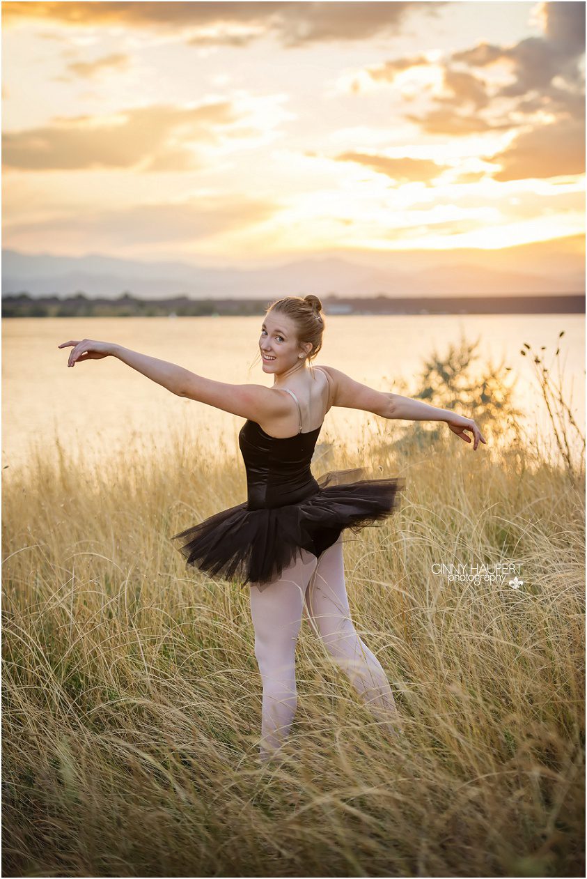 ballet senior photos, grandview highschool senior portraits