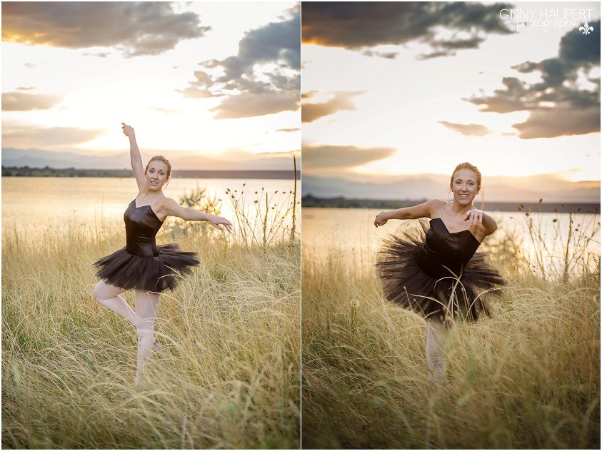 ballet senior photos, grandview highschool senior portraits