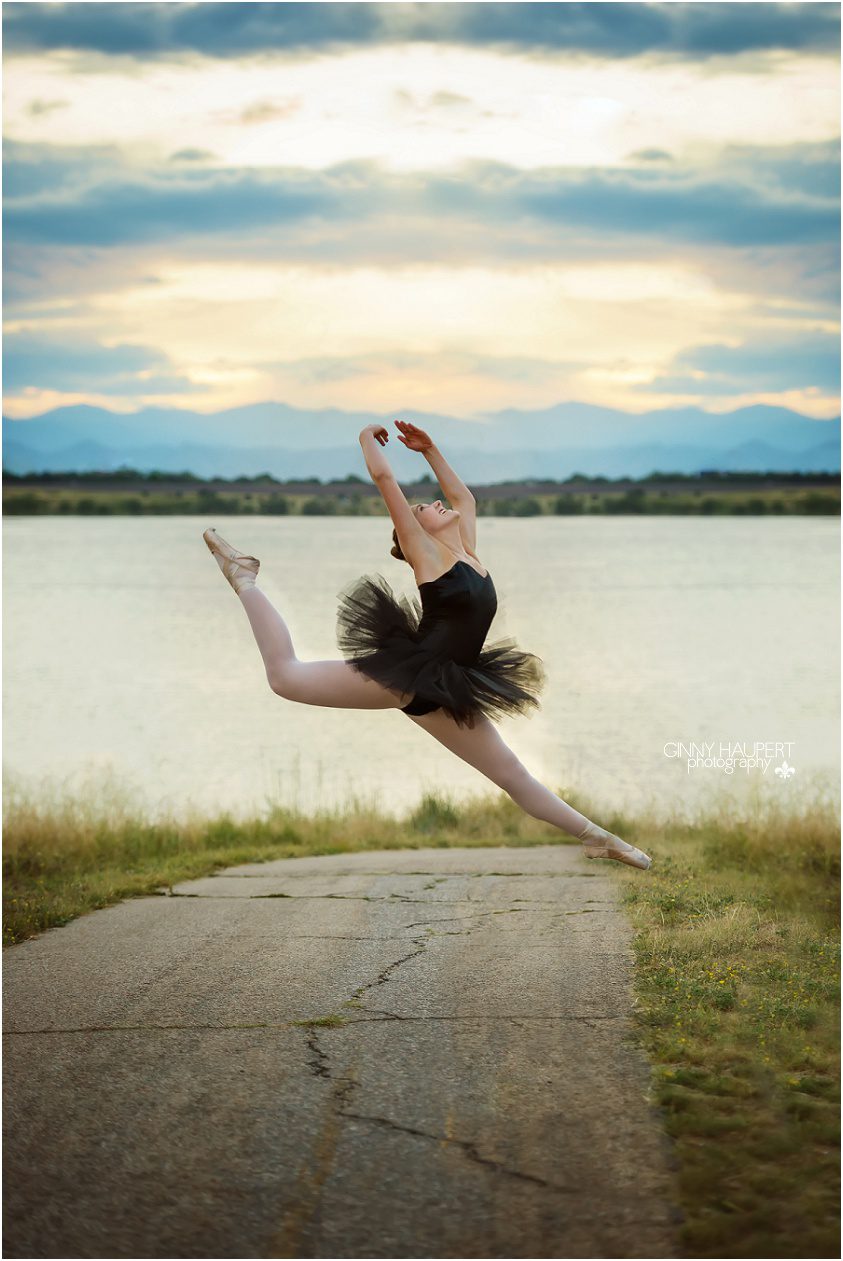 ballet senior photos, grandview highschool senior portraits
