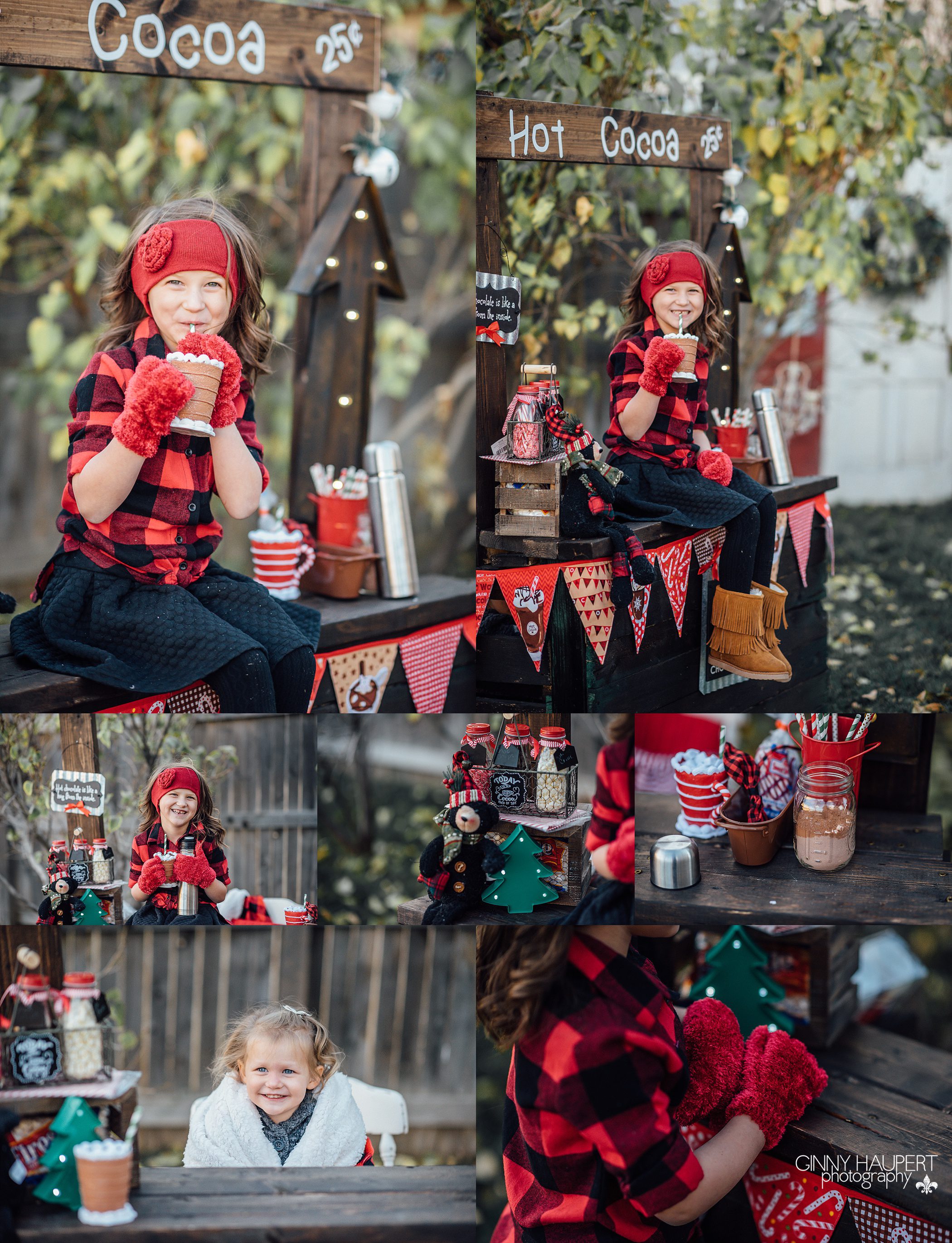 christmas mini sessions denver 2016,denver fall mini sessions,ginny haupert,ginny haupert photography,hot cocoa stand,rustic,shabby chic,