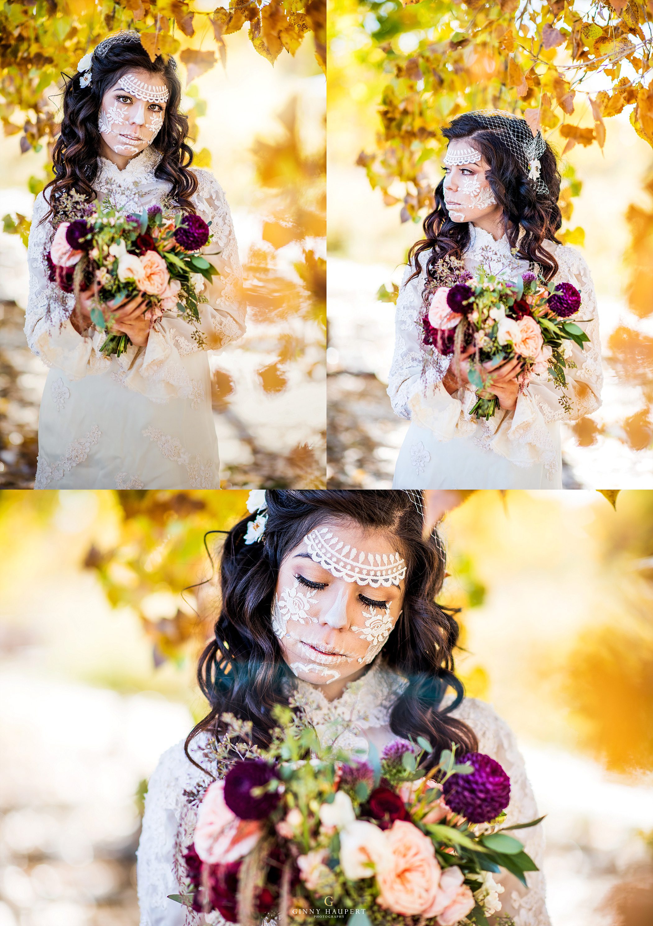 sugar skull photoshoot makeup