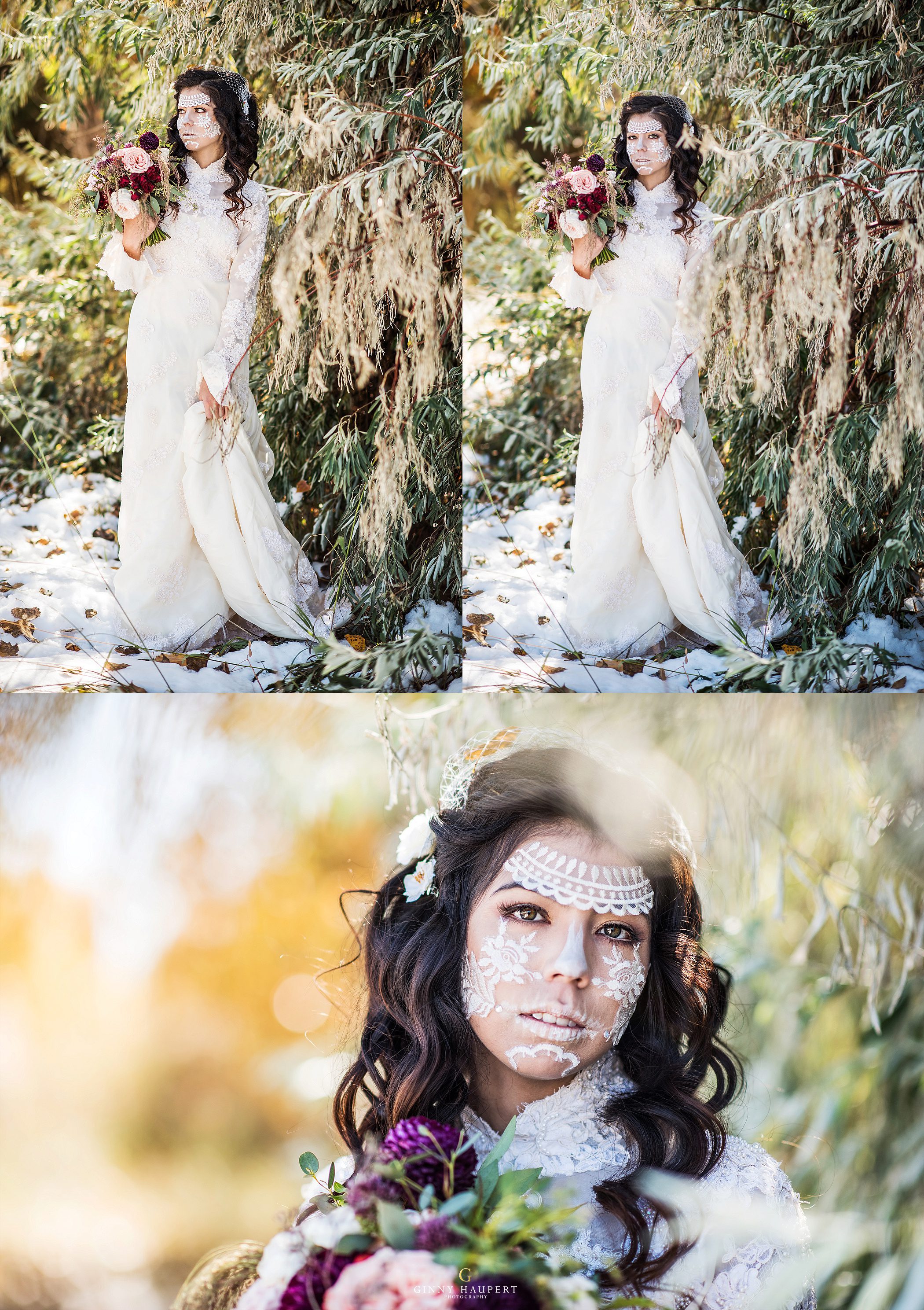 sugar skull photoshoot makeup