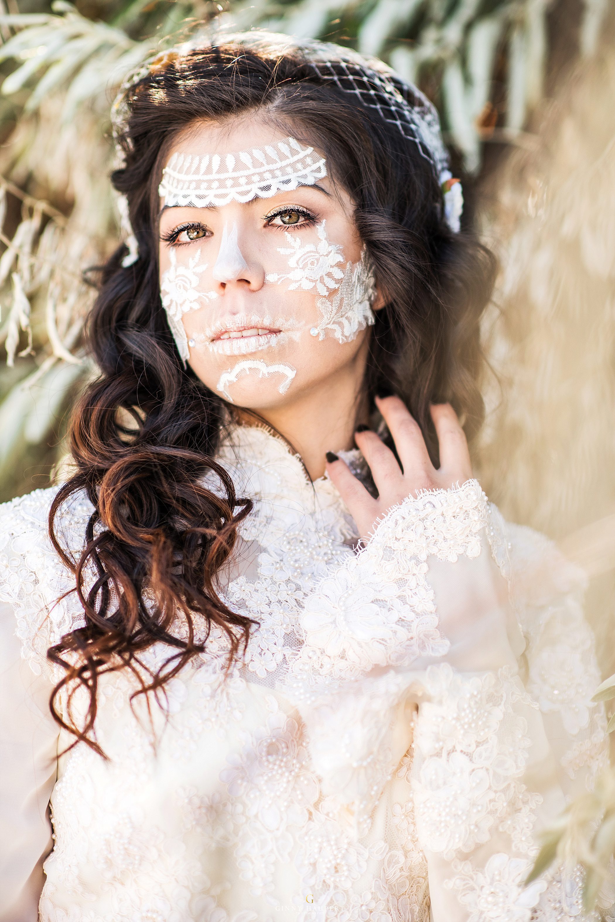 sugar skull photoshoot makeup