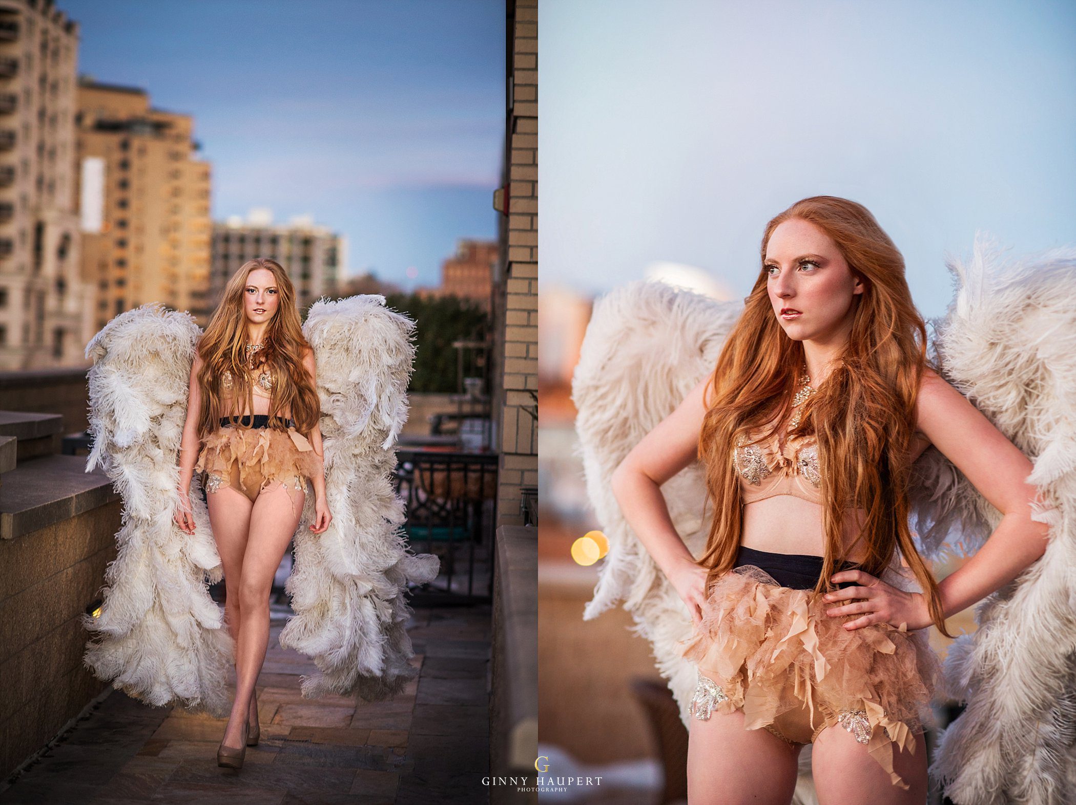 denver boudoir model, rooftop, lonetree