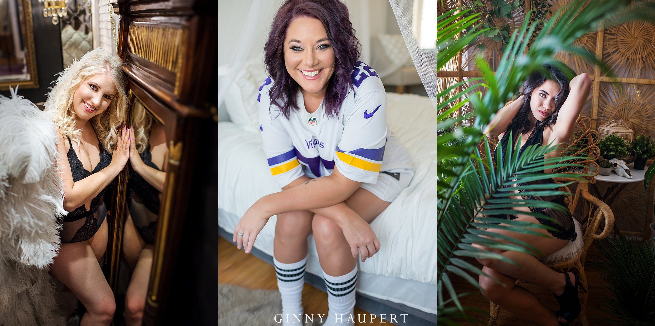 vikings boudoir, sporty, minneapolis, minnesota, photographer, photography, studio