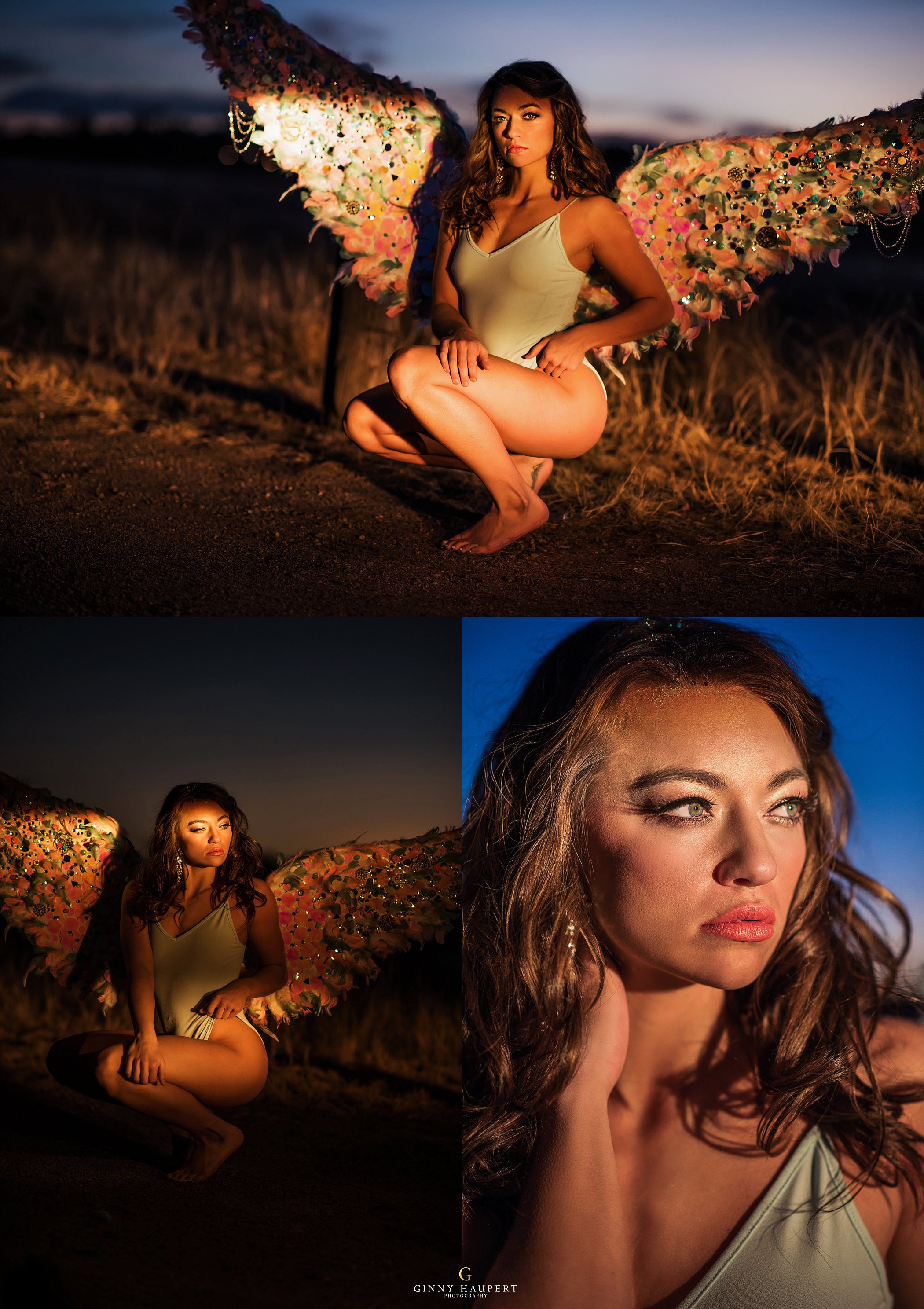 edgy boudoir, glamour photographer, denver, colorado, top, best, night, wings, night