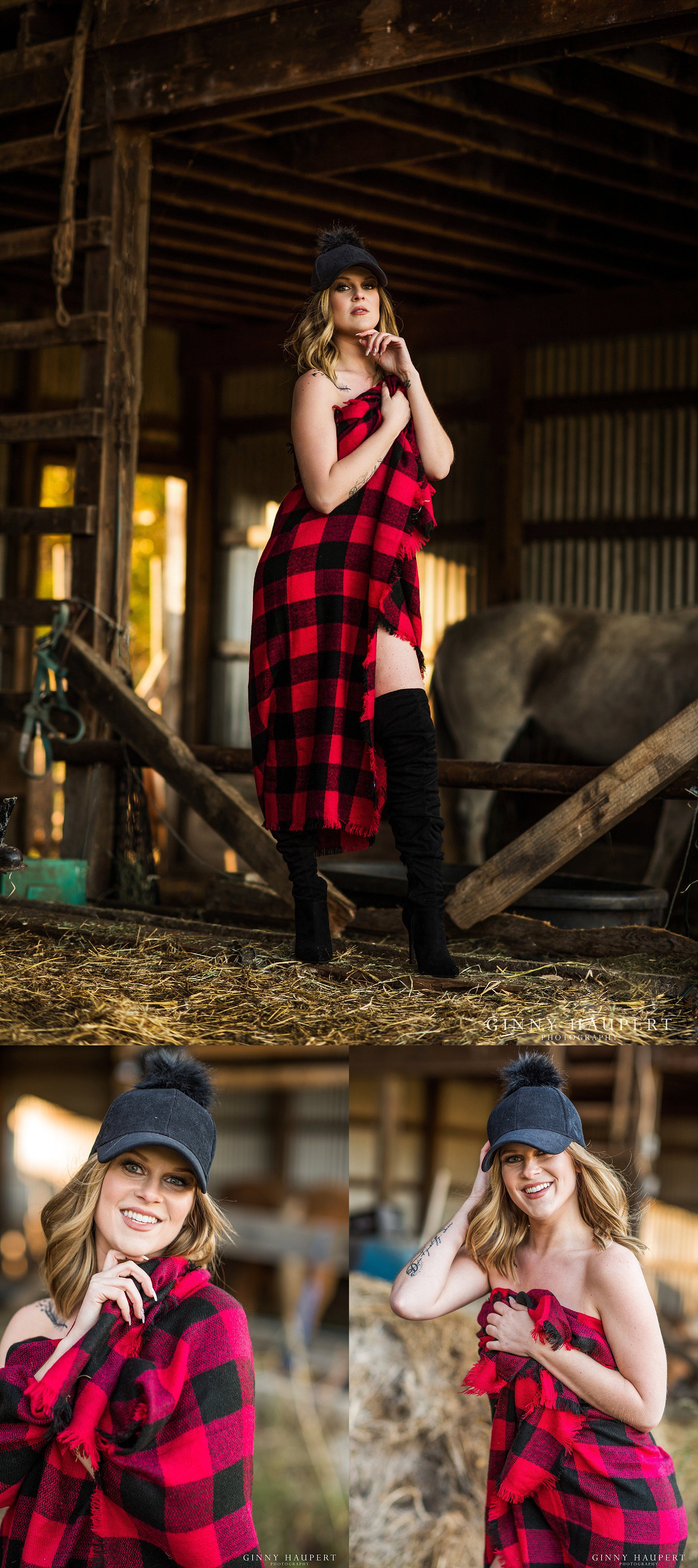 barn, country, boudoir, outdoor, denver, colorado, wyoming, plaid, best, top, studio, photographer, photography