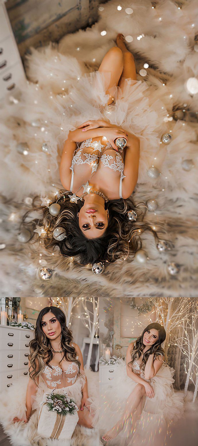 christmas boudoir, denver co, holiday, present, gift, mini, photoshoot, studio, castle rock, colorado springs