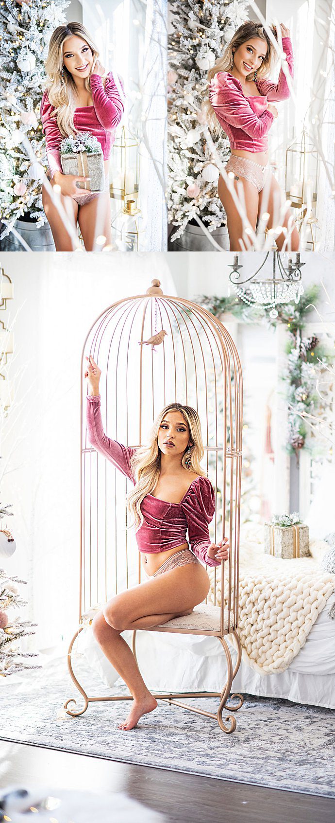 christmas boudoir, denver co, holiday, present, gift, mini, photoshoot, studio, castle rock, colorado springs