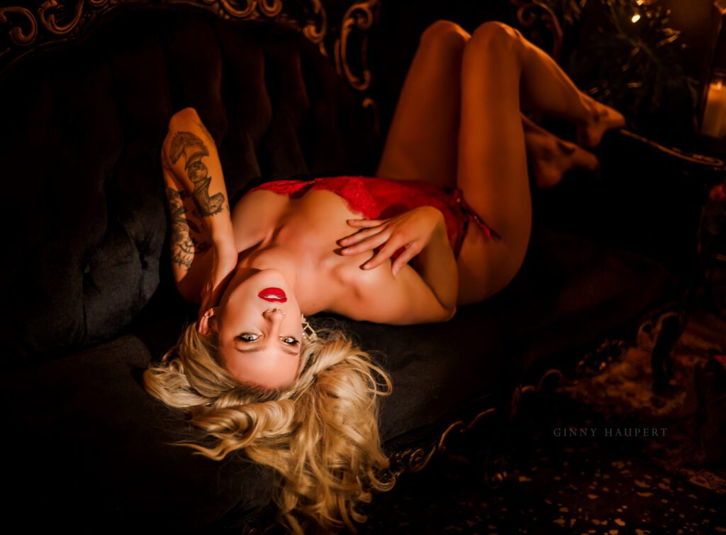christmas boudoir denver co, boudoir shoot