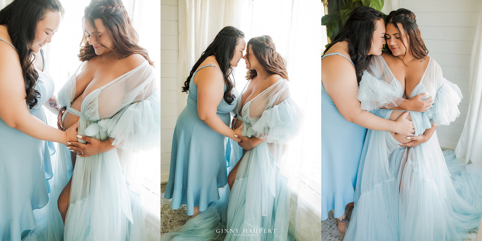 lesbian maternity session