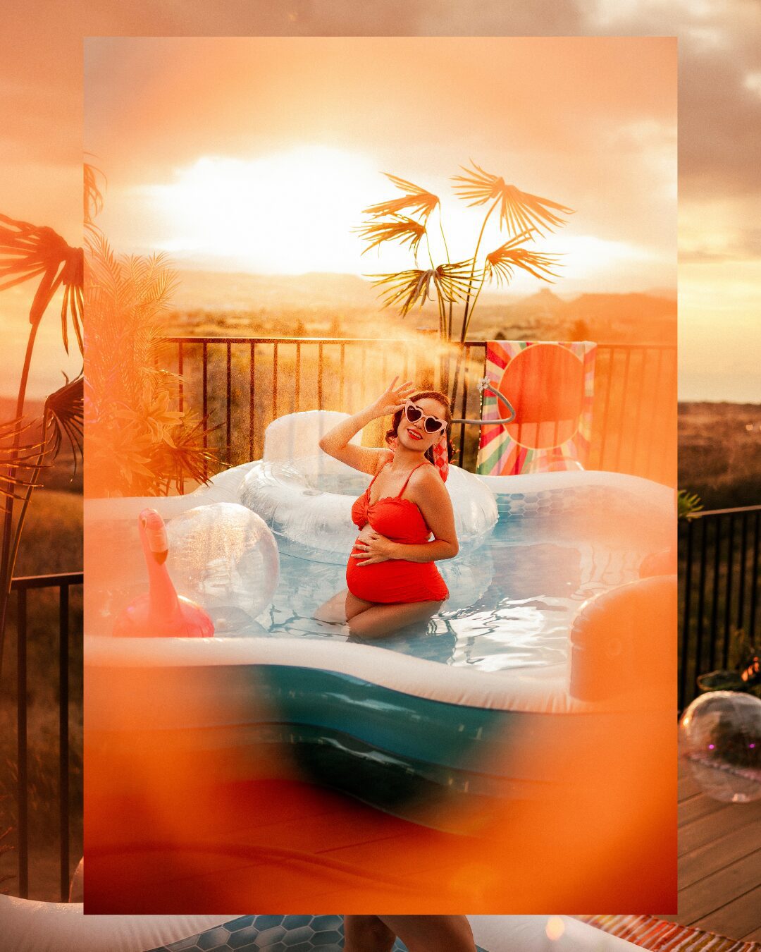 denver, maternity, photoshoot, summer, colorado springs, idea, best, colorful, fun, ,unique, swim, pool, tropical, sun, best, top, castle rock, littleton, boulder