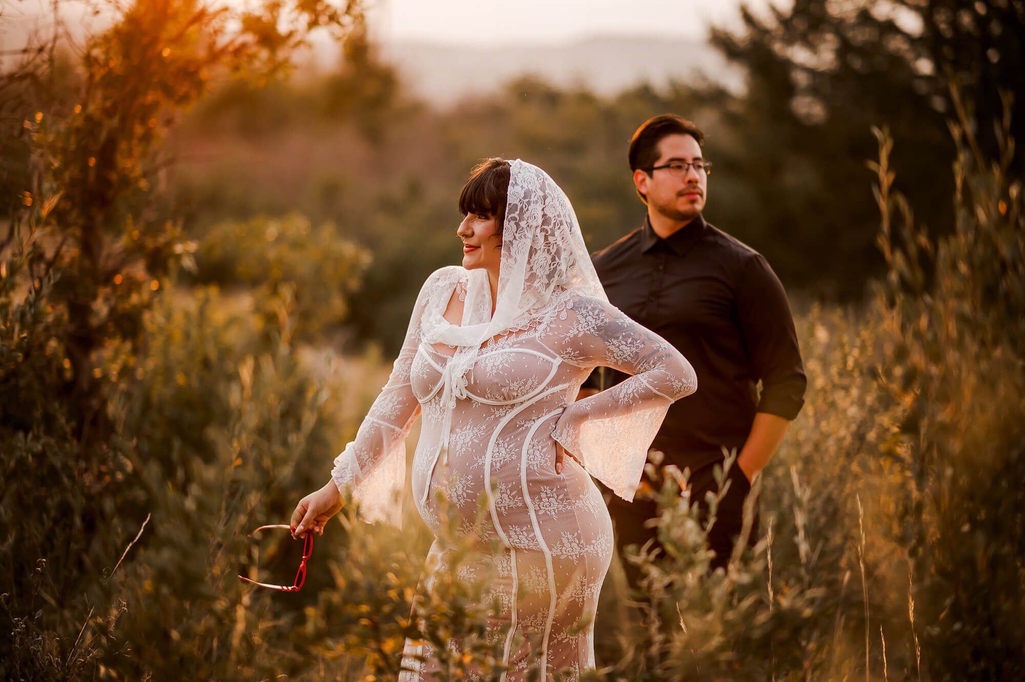 Retro Rockabilly Vintage Maternity Photoshoot in Denver Step back in time with this unforgettable retro-rockabilly styled maternity shoot. As a Denver maternity photographer, I love creating bold, timeless, and unique sessions. This vintage look blends classic lace, playful details, and old-Hollywood inspired confidence. Vintage Style Meets Motherhood First, we styled this session with a stunning lace gown and delicate veil. Then, we added red retro sunglasses to highlight a fun rockabilly vibe. The contrast between timeless lace and bold accessories brought her personality forward. Golden Light and Retro Energy Next, we moved outdoors into glowing golden light for dramatic, cinematic portraits. The warm tones paired beautifully with her vintage styling and radiant glow. Meanwhile, the natural setting added softness to balance her bold rockabilly energy. Why Choose a Retro Maternity Session Every maternity journey deserves a style that feels true to you. For some mothers, that means glamorous gowns and elegant posing. For others, it means bold accessories, playful energy, and unapologetic vintage flair. With a retro maternity photoshoot, your portraits become fun, unique, and timeless. Denver’s Perfect Backdrop for Vintage Maternity Photography Denver’s natural beauty makes the perfect backdrop for creative styled sessions. From foothill landscapes to golden sunsets, the scenery always enhances the story. Adding retro fashion creates unforgettable maternity portraits with personality and charm. Book Your Own Retro Maternity Experience Are you ready to embrace a maternity session full of vintage glamour? Let’s create bold, fun, and timeless maternity portraits that feel uniquely you. Contact me today to book your retro rockabilly maternity photoshoot in Denver.