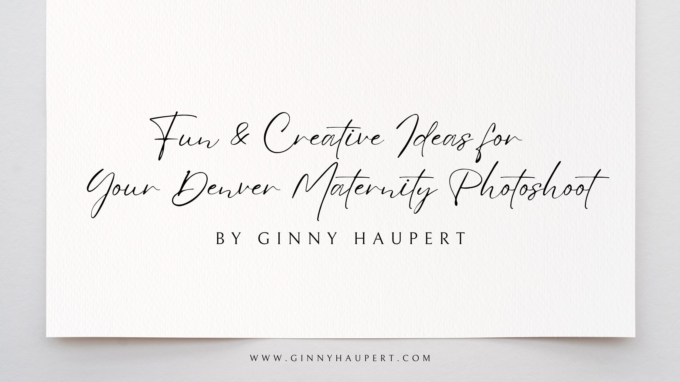 fun and creative ideas for your denver maternity shoot