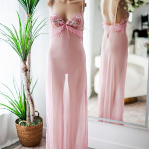 For Love and Lemons Pink Sequined Slip Dress (M & L)