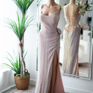 Jovani Rose Nude AB Crystal Gown (8)