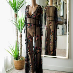 Sheer long black for love and lemons dress