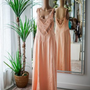 For Love and Lemons Peach Slip Dress ()