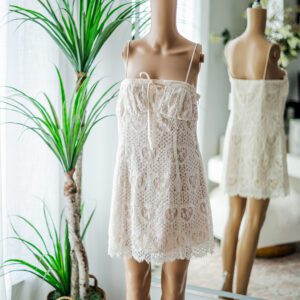 For Love and Lemons Lace Heart Sundress (L)