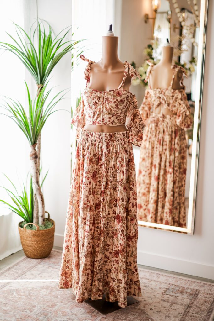Reclaimation 2 Piece Cream Floral Dress (S-L)