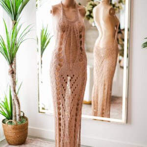 Rose Gold Beach Cover Up Dress (S-L)