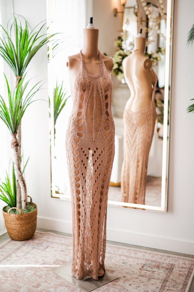 Rose Gold Beach Cover Up Dress (S-L)