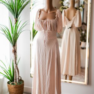 Milk Maid Cream Dress (XL)