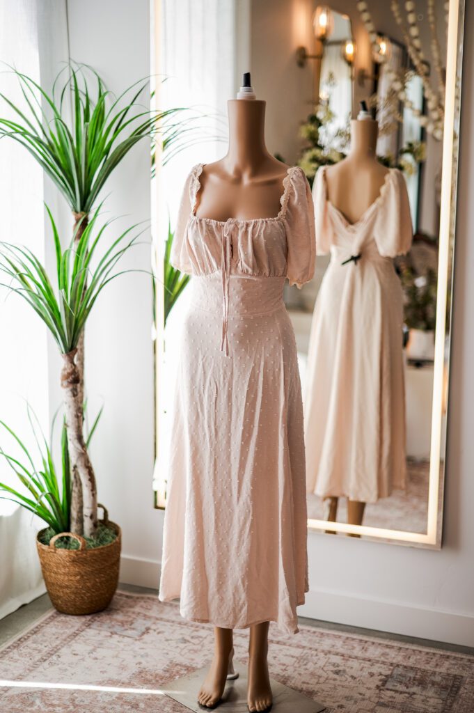 Milk Maid Cream Dress (XL)