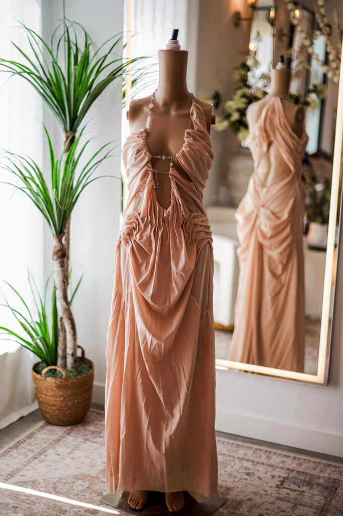 Peach Wet Dress (M-L)