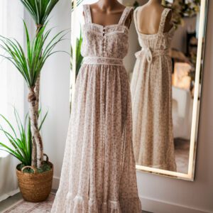 Reclaimation Floral Country Chiffon Dress (M-XL)