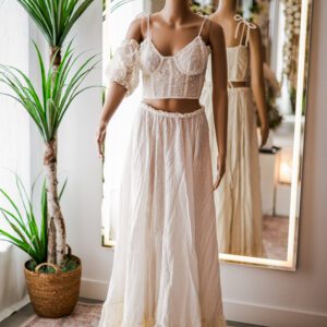 Reclaimation 2 Piece Ivory Lace Dress (S-L)