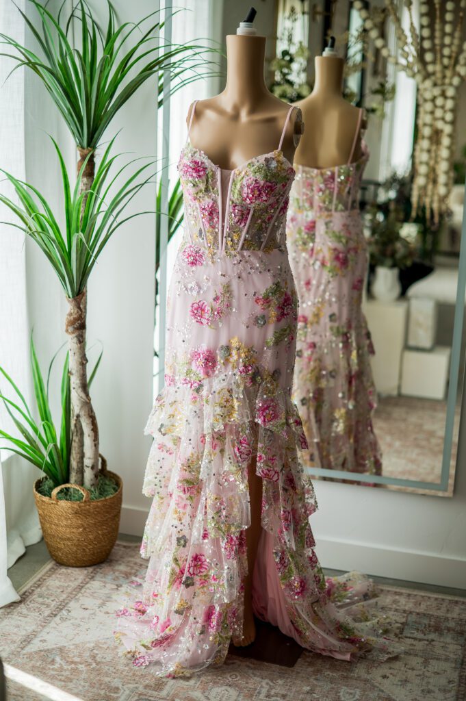 Jovani Spring Floral Formal Gown-8 & 10