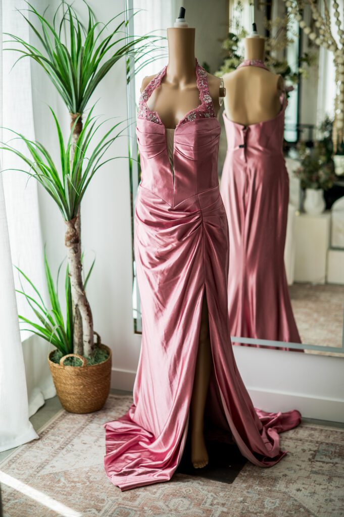 Jovani Mauve Halter Mermaid Gown-8