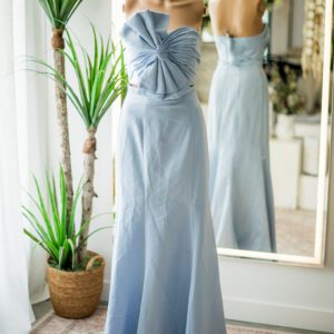 Mac Duggal Dusty Blue 2 Piece Gown-2