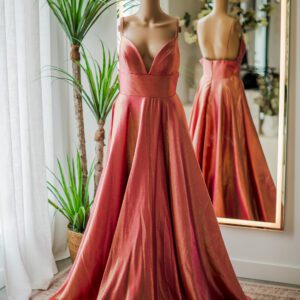 Ashley Lauren Sunset Metallic Ball Gown-8