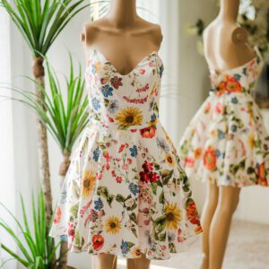 Terani Couture Strapless Floral Mini-6