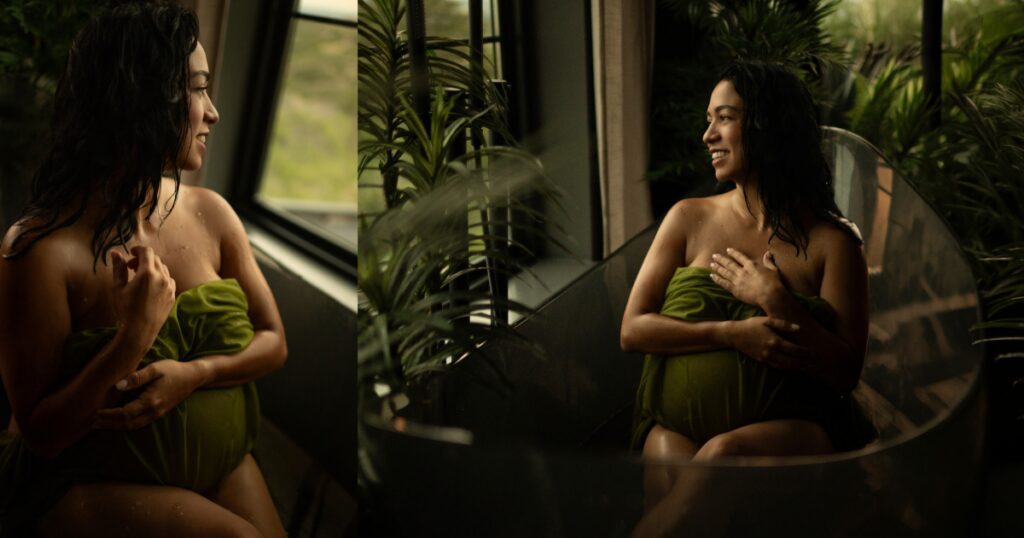 tub maternity session, inspo, photoshoot, denver, colorado