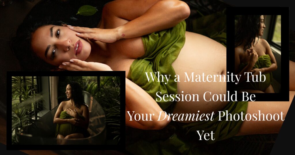 Why a Maternity Tub Session Could Be Your Dreamiest Photoshoot Yet, maternity tub session Colorado